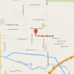 Google Map showing Inracks