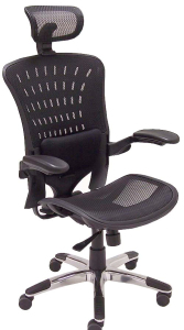 ErgoFlex Ergonomic Mesh Task Chair w/ Headrest - Front
