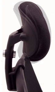 Advanced Ergonomic Mesh Back Ultra Task Chair w/ Headrest - Side