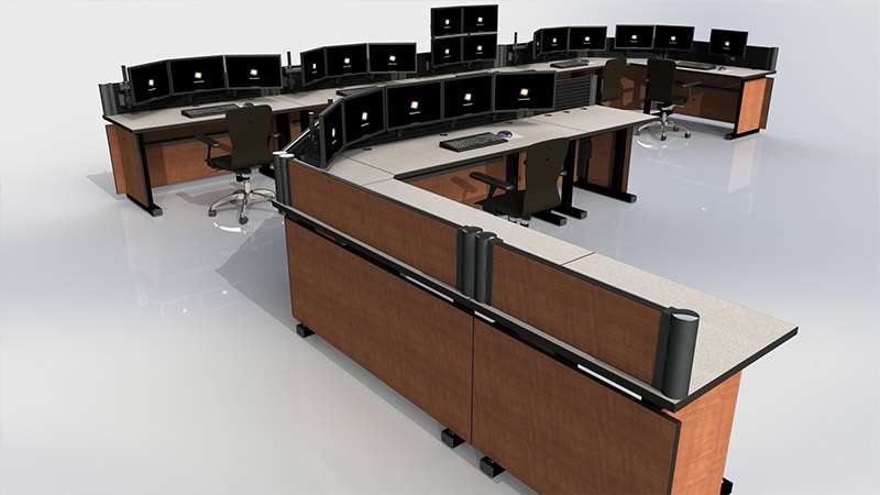 Deluxe Control Room NOC Furniture 2015-23