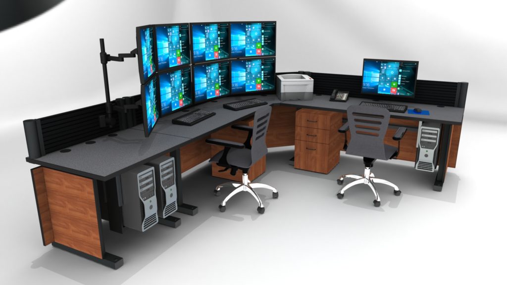 Console Furniture for Control Rooms, NOC, Command Centers & Dispatch