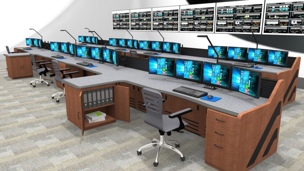 Inracks Ramp Control Summit Enterprise NOC Furniture Gallery by Inracks