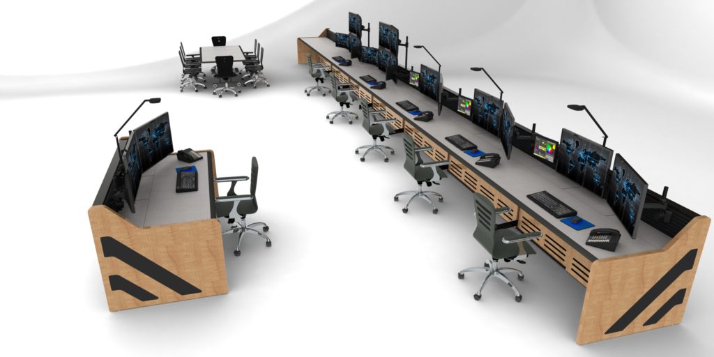 Inracks Ramp Control Summit Enterprise NOC Furniture Gallery by Inracks