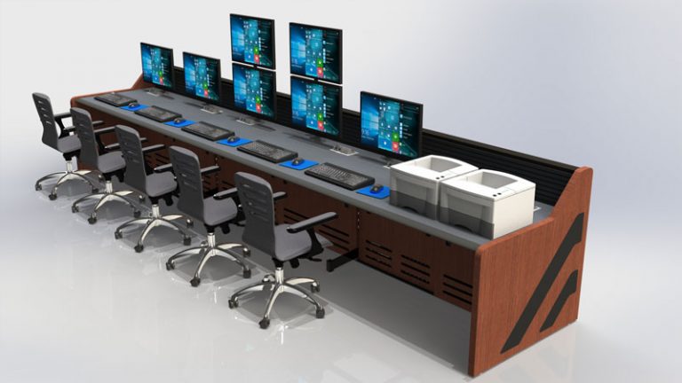 Inracks Ramp Control Summit Enterprise NOC Furniture Gallery by Inracks