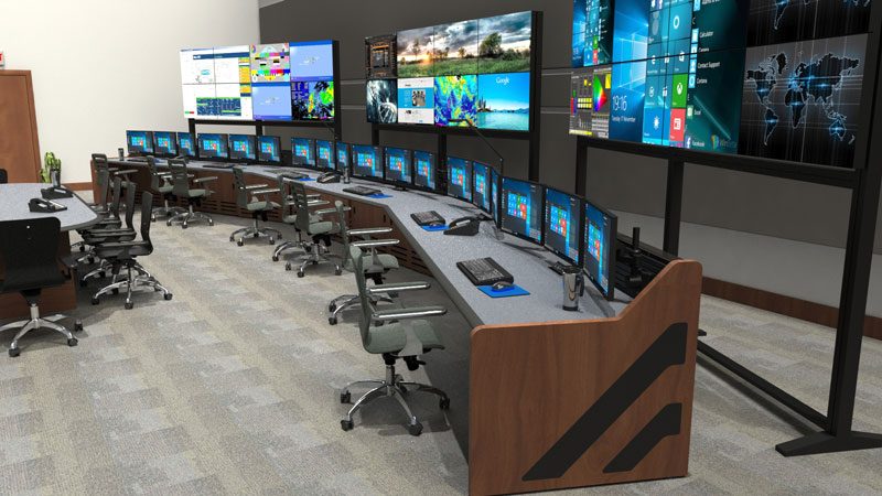 Enterprise Control Room NOC Furniture 2017 47