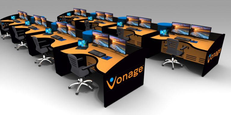 Inracks Ramp Control Console Furniture for Control Rooms, NOC, Command Centers & Dispatch