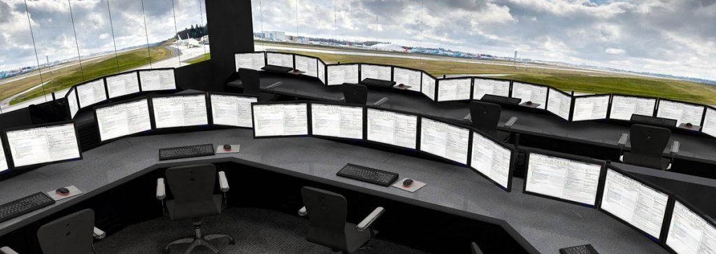 Airport transportation control room furniture runway tower