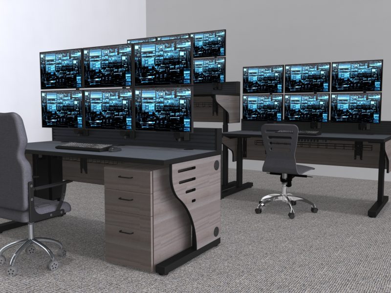 Sit Stand Stations in Control Room