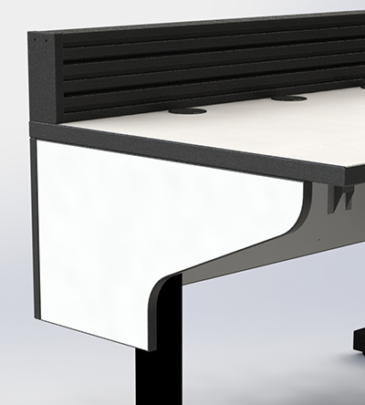 rendering of Edge Noc Console Solid Side Panel