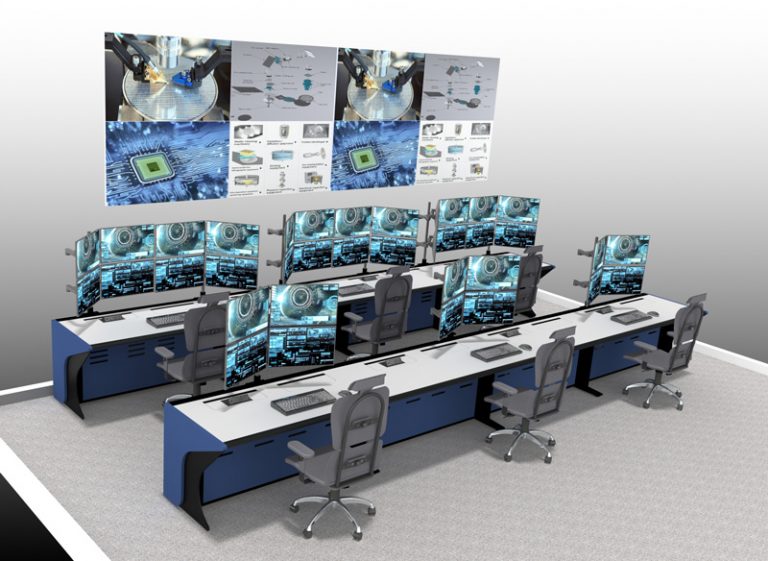 Console Furniture for Control Rooms, NOC, Command Centers & Dispatch