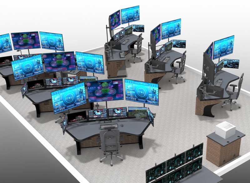 Blade Command Center Desks