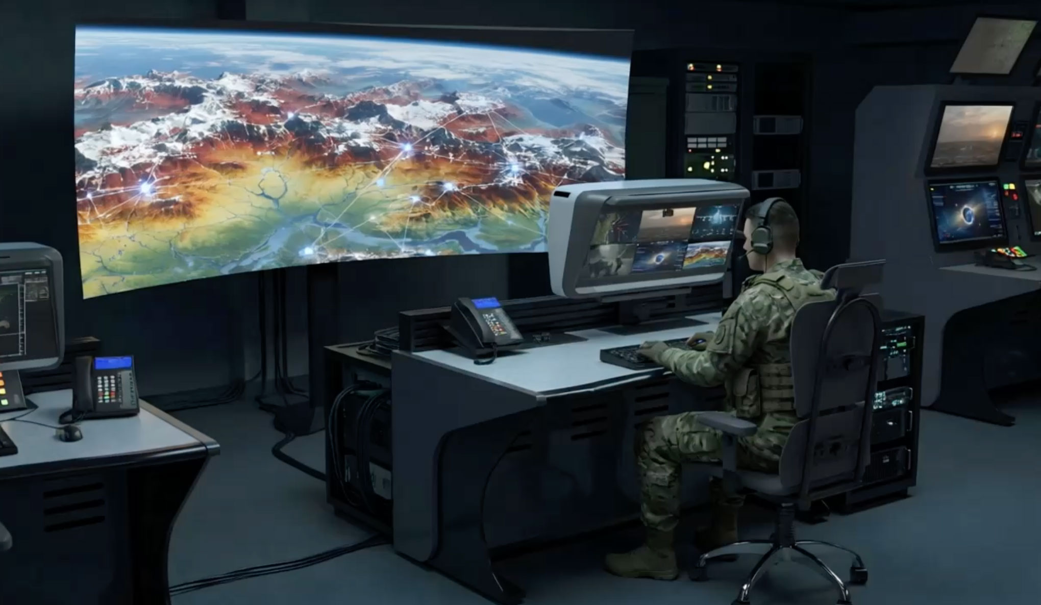 Brelyon Military XR Display Console Solution