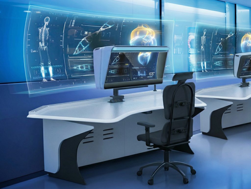 Inracks Blad XR Medical Monitor Console