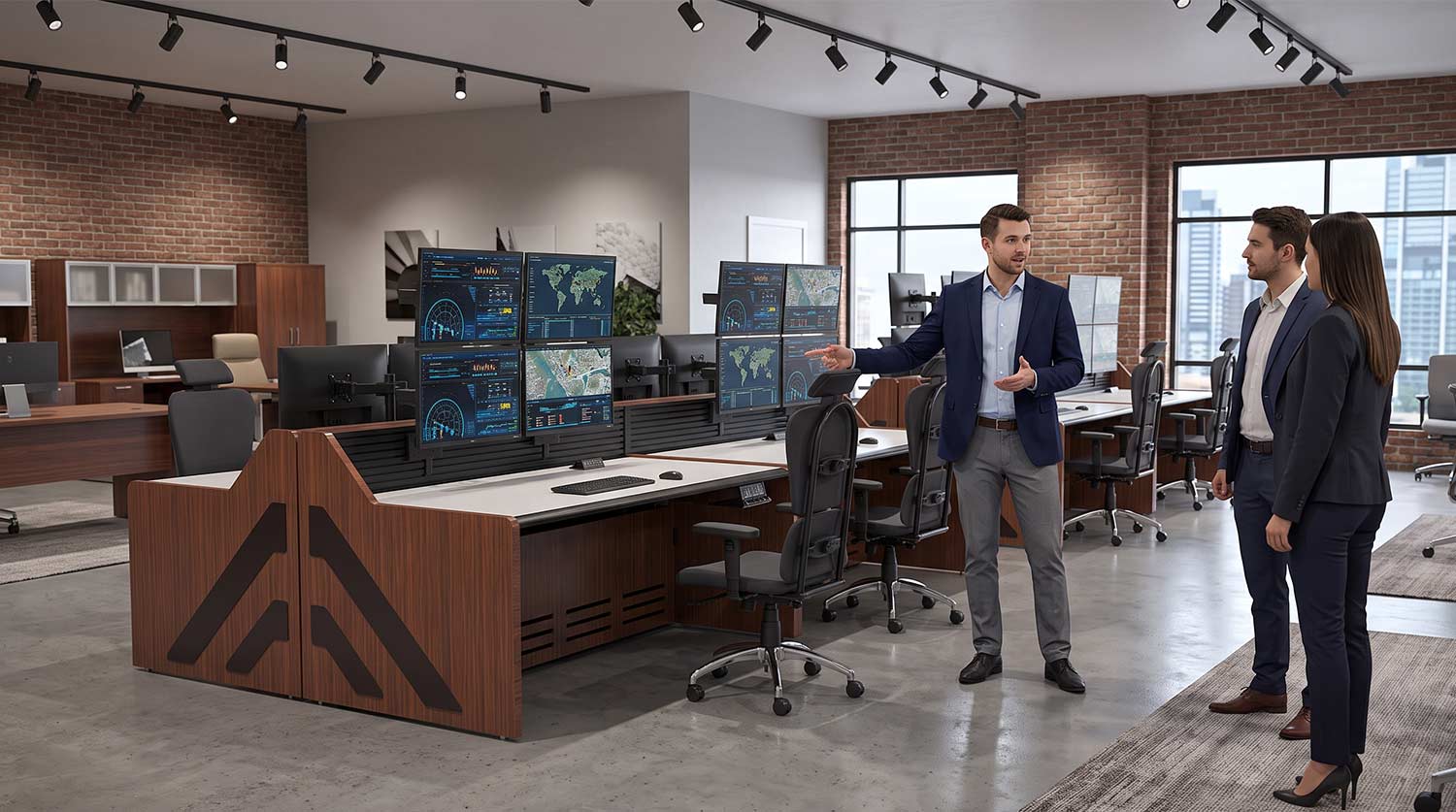 The cost of control room console furniture