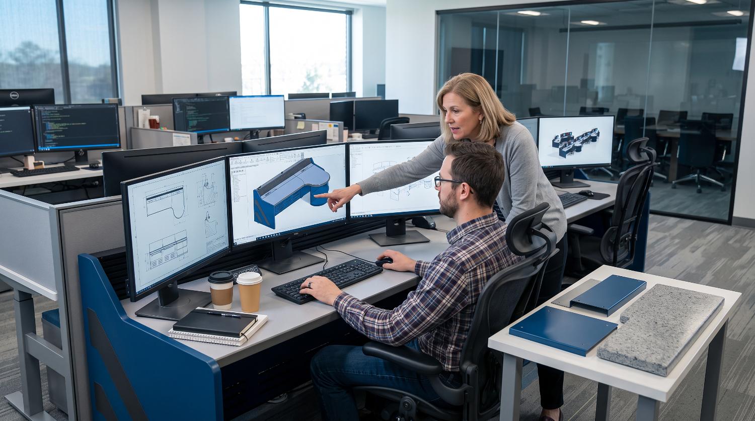 Plan Early Engineer Designer Control Room Furniture Consultation