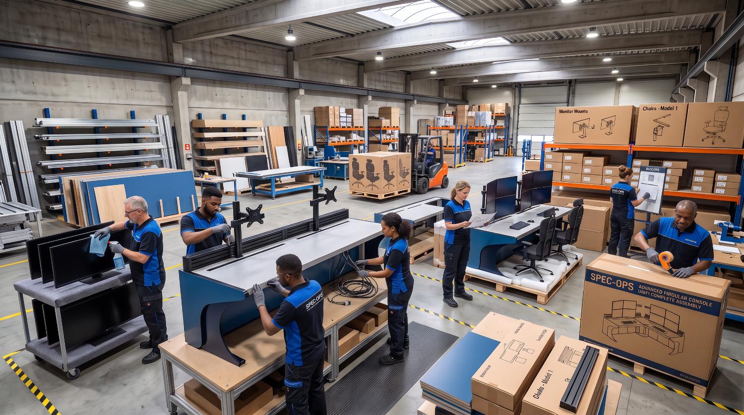 Warehouse Packaging Control Room Furniture